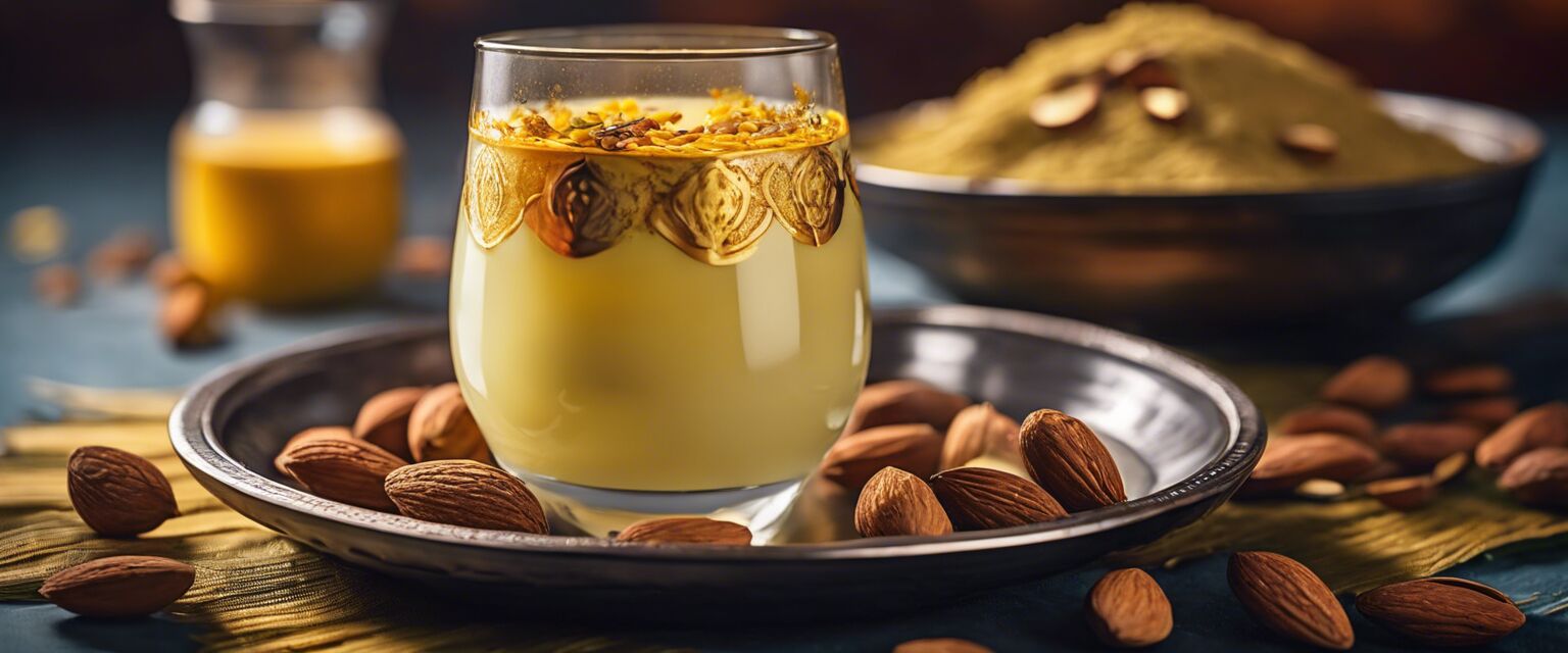 Refreshing Thandai drink